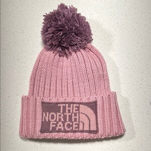 The North Face Heritage Ski Tuke Beanie with Pom Pom NWT Mauve